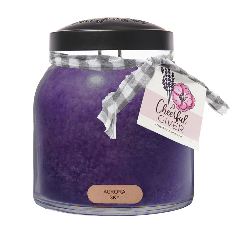 A Cheerful Candle LLC Keepers Aurora Sky Scented Jar Candle Wayfair
